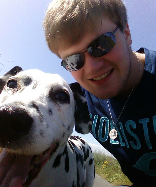 Selfie near the river